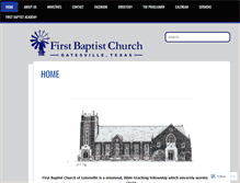 Tablet Screenshot of fbcgatesville.org